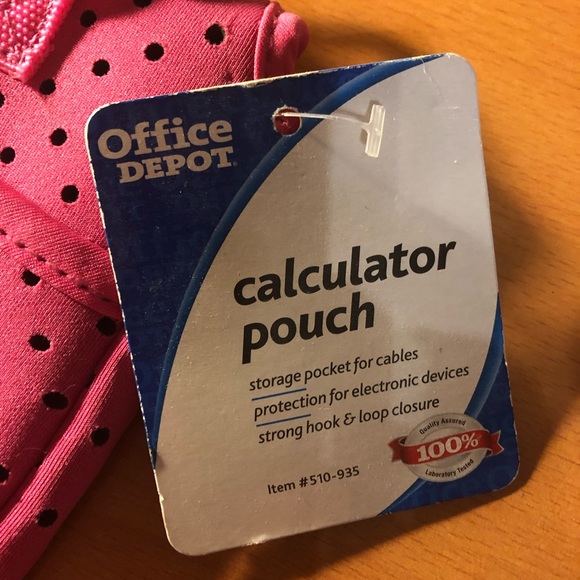 Pink Calculator Pouch - Picture 3 of 3